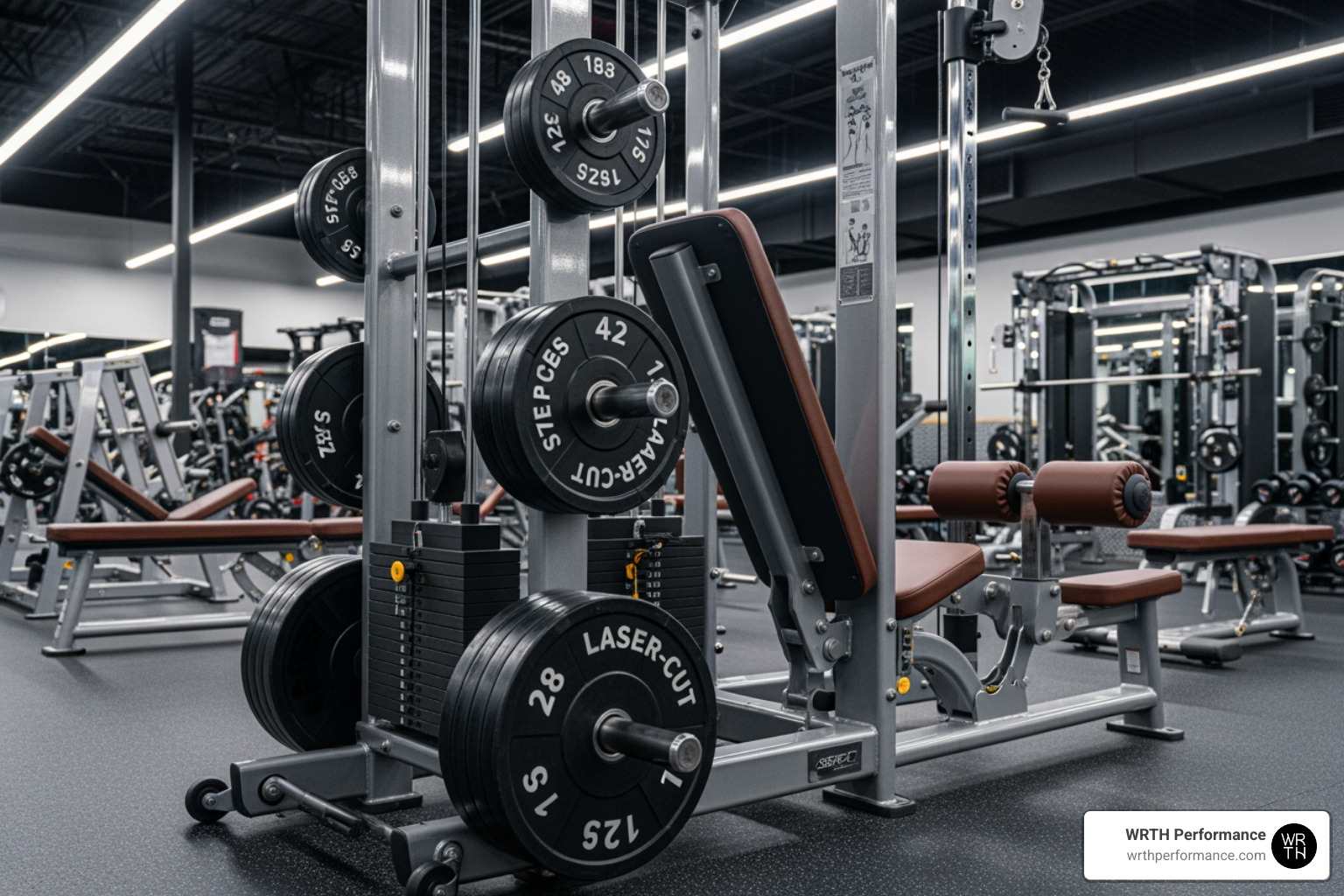 advanced selectorized weight stacks at WRTH Performance facility advanced selectorized weight stacks at WRTH Performance facility