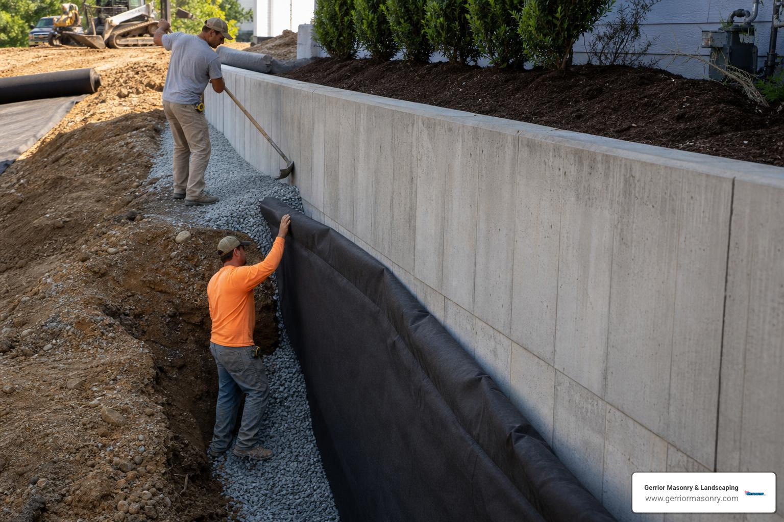 installing filter fabric and gravel behind retaining wall installing filter fabric and gravel behind retaining wall