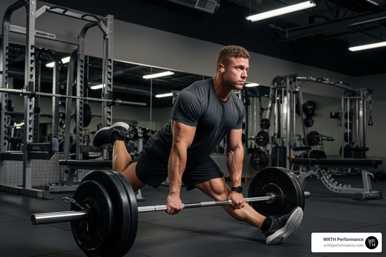 Deep stretch exercises like the Romanian Deadlift for hypertrophy Deep stretch exercises like the Romanian Deadlift for hypertrophy