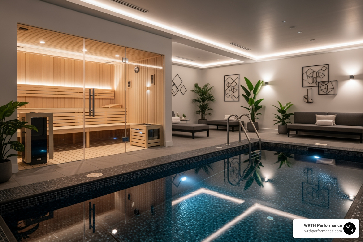 luxury recovery lounge with cold plunge and infrared sauna luxury recovery lounge with cold plunge and infrared sauna