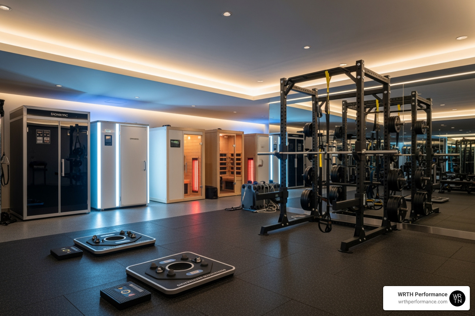 Elite training facility with advanced biometric equipment and recovery tools Elite training facility with advanced biometric equipment and recovery tools