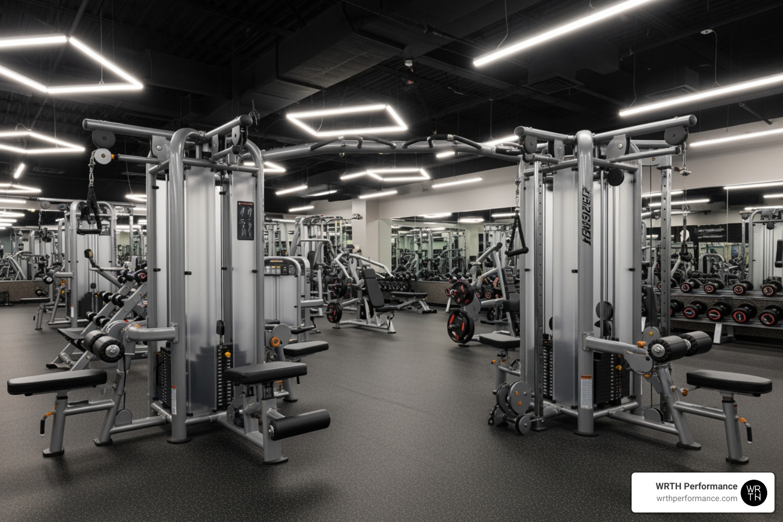 precision-engineered strength equipment in a high-end training facility precision-engineered strength equipment in a high-end training facility