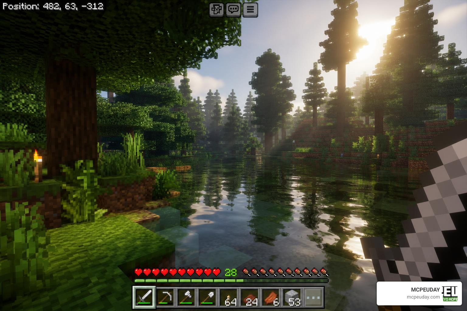 Brazz Shader Minecraft Bedrock visual upgrade