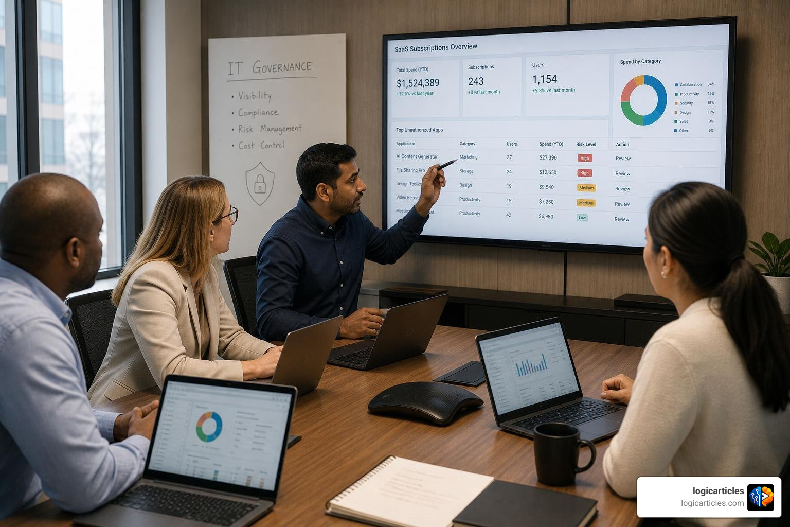 IT governance workflow: managing decentralized SaaS purchasing and shadow IT IT governance workflow: managing decentralized SaaS purchasing and shadow IT