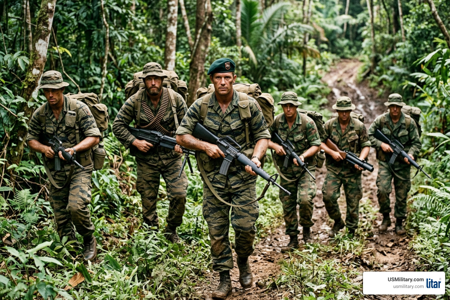 Historical military operators from elite special forces units
