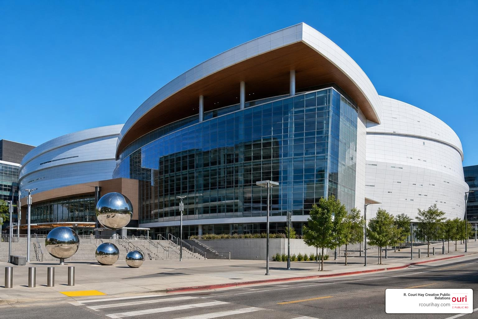 Exterior view of the state-of-the-art Chase Center arena in San Francisco