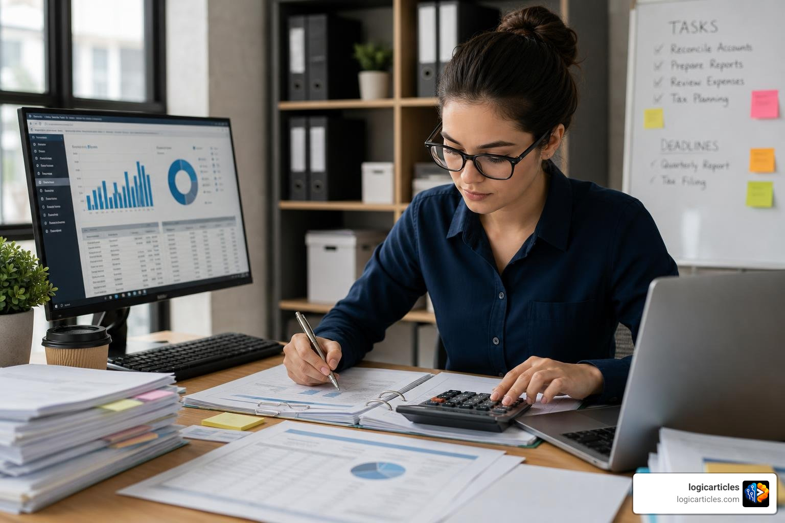 busy accounting software dashboard