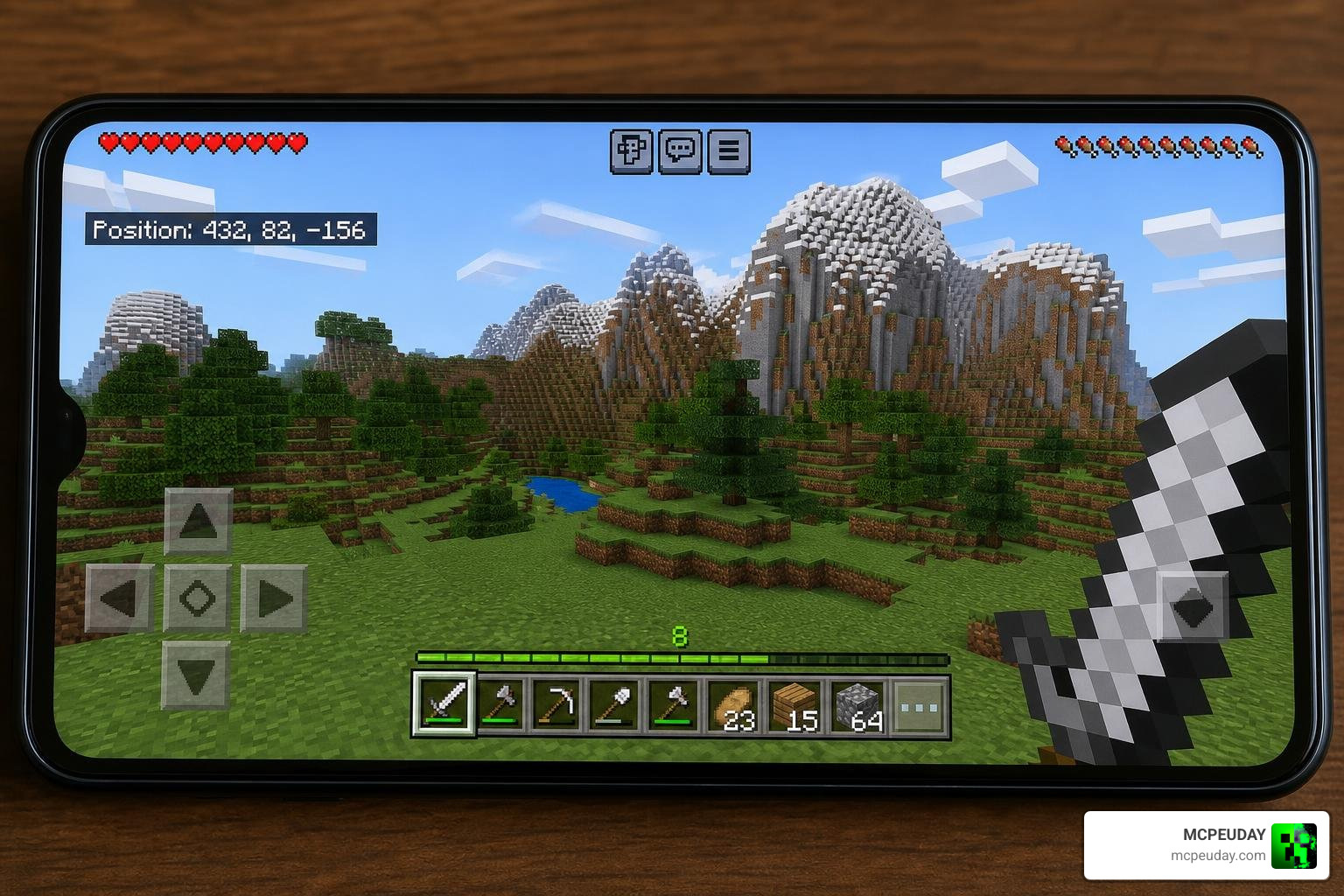 MCPE Android APK 1.26 Minecraft Bedrock Edition mobile gameplay 2026