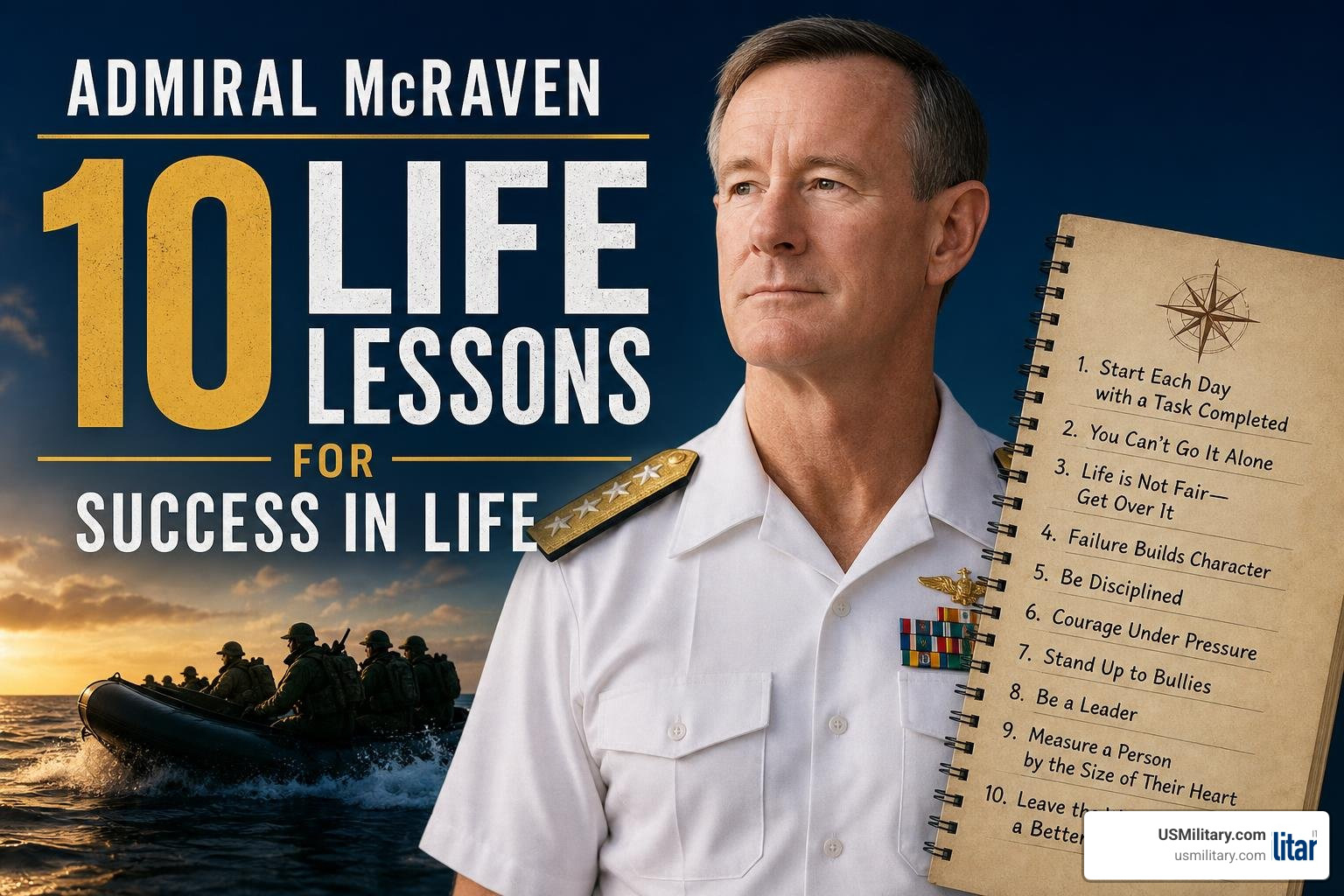 Admiral William H. McRaven delivering commencement speech at University of Texas 2014