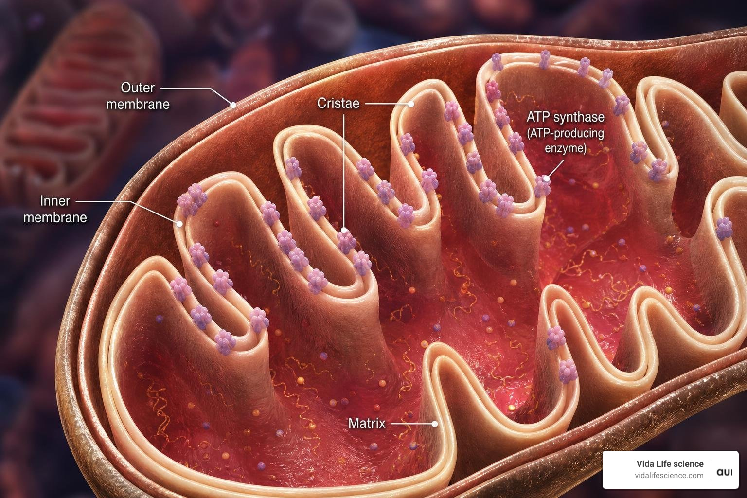 Mitochondrial structure and the site of ATP synthesis Mitochondrial structure and the site of ATP synthesis