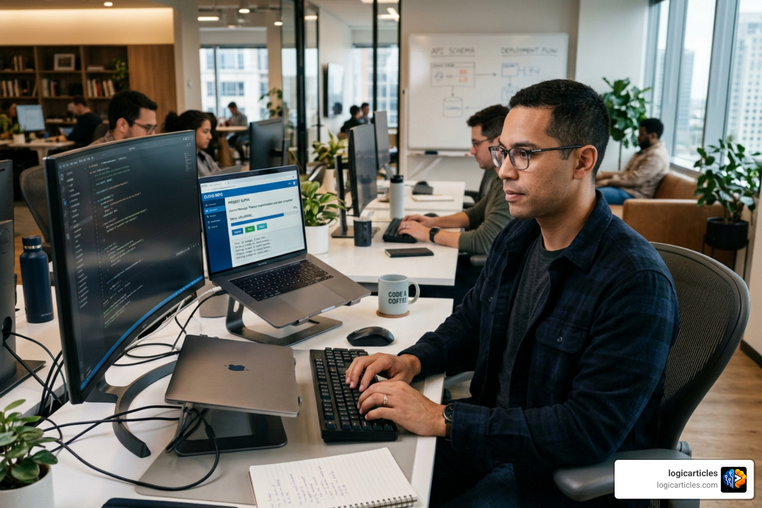 developer uploading code to secure repository developer uploading code to secure repository