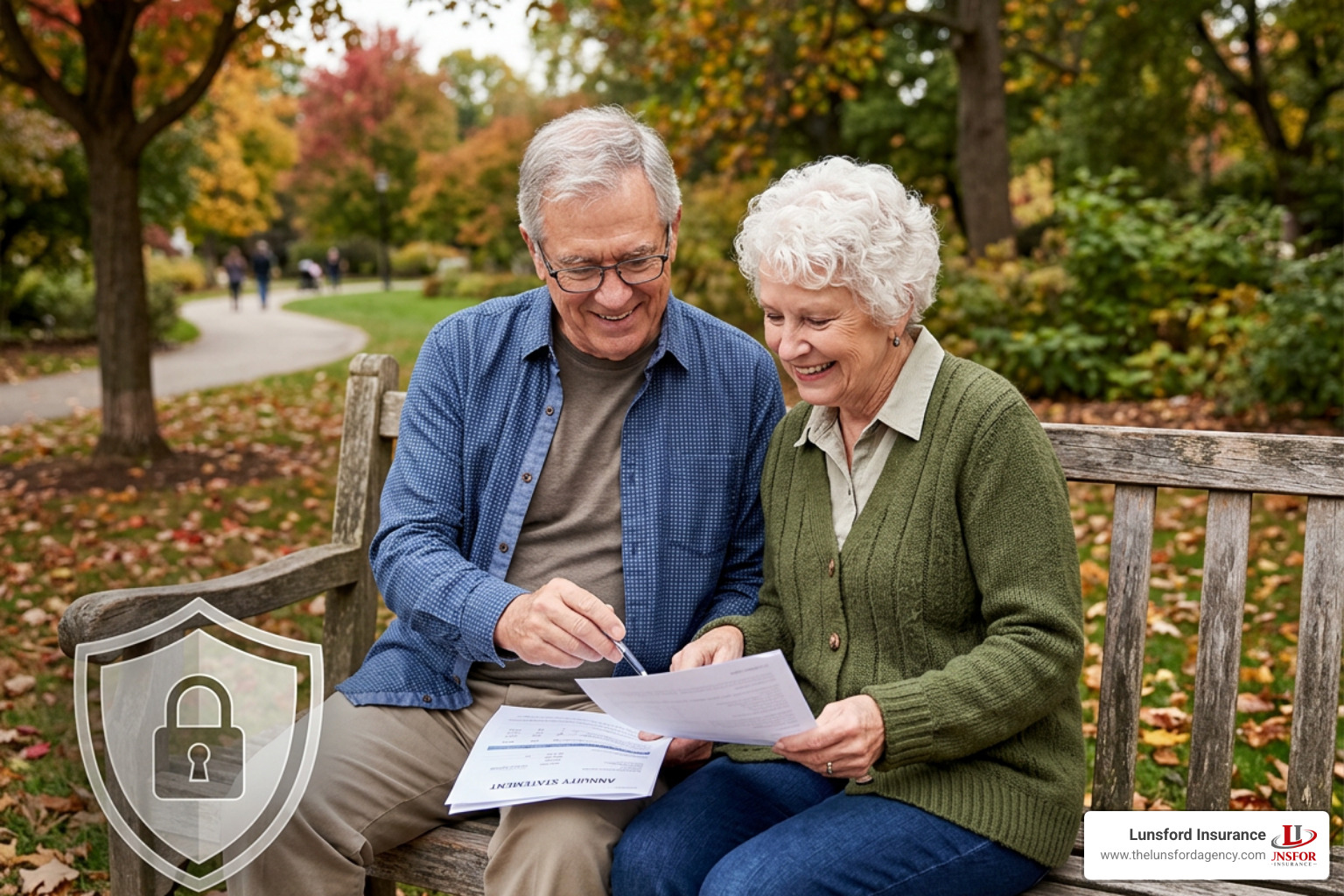 Visual representation of annuity protection and financial security for Ohio seniors