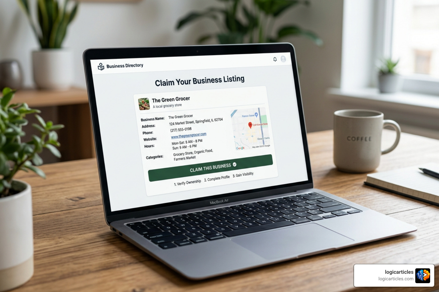 Claiming your Zaubee listing dashboard interface