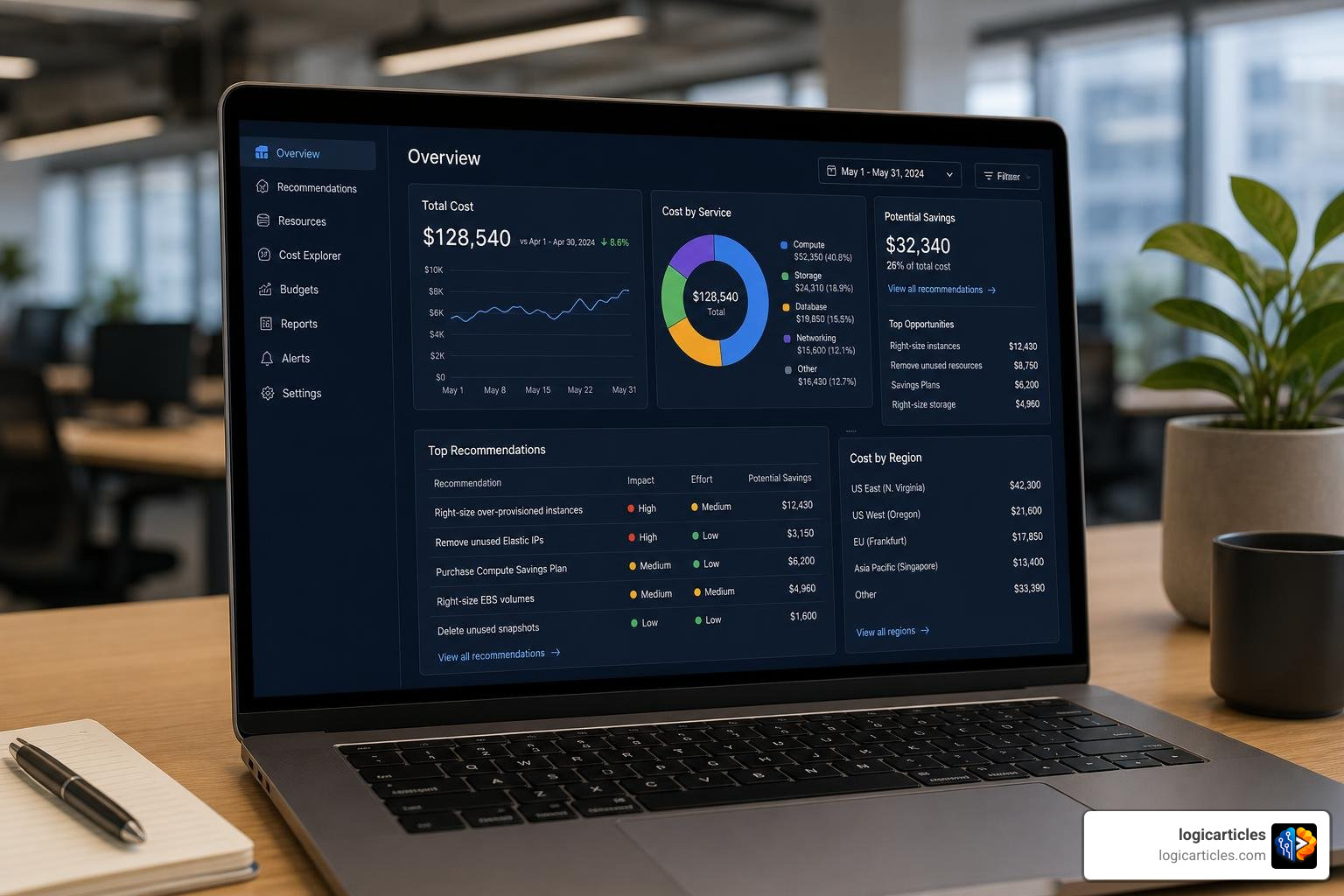 cloud cost optimization dashboard cloud cost optimization dashboard