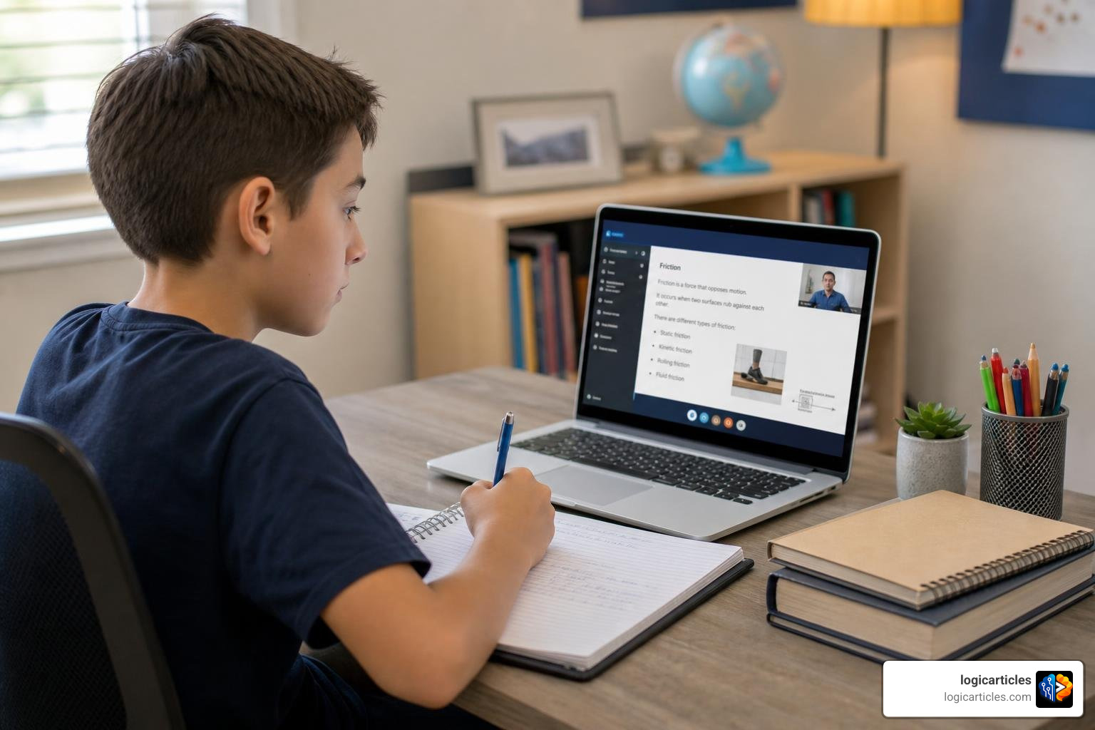 student learning online using Miacademy platform student learning online using Miacademy platform
