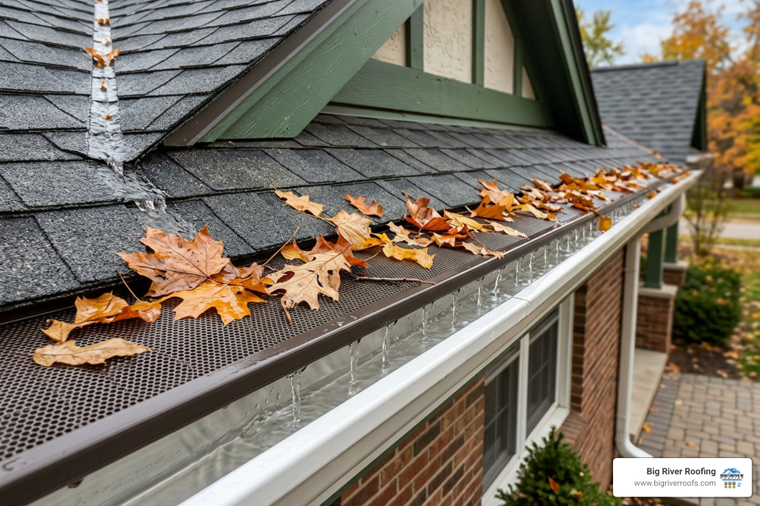 gutter guards preventing clogs