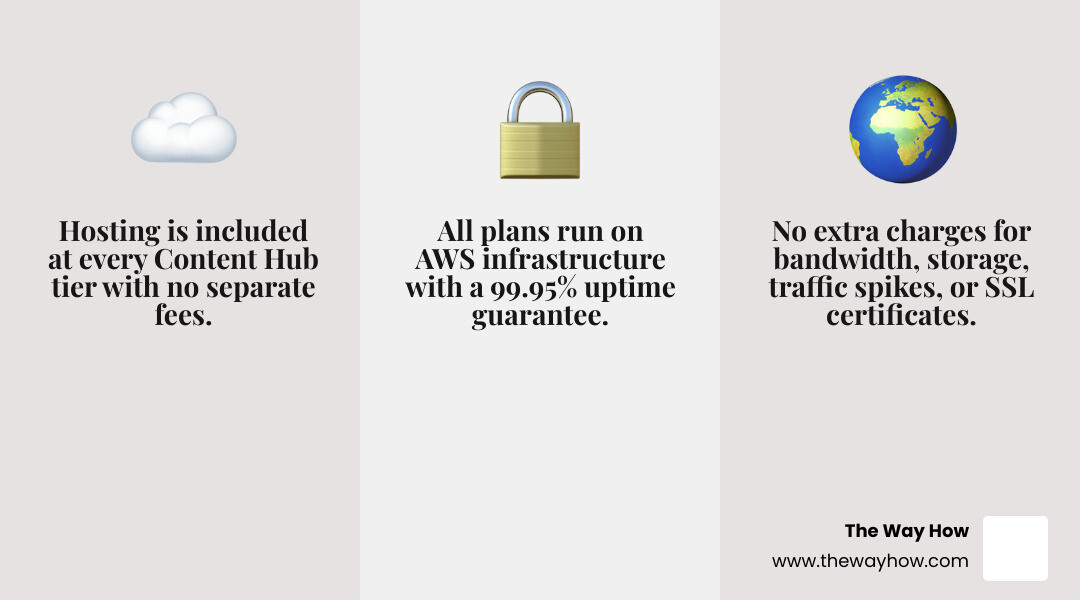 Infographic explaining the hidden costs of fragmented hosting vs. integrated hosting infographic Infographic explaining the hidden costs of fragmented hosting vs. integrated hosting infographic