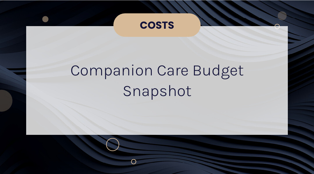 Companion care cost breakdown: hourly rates, monthly budgets, care levels, and virtual support options infographic Companion care cost breakdown: hourly rates, monthly budgets, care levels, and virtual support options infographic