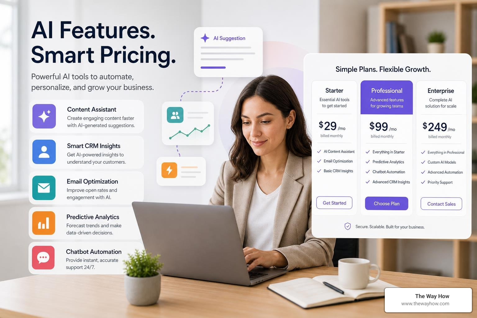 HubSpot Breeze interface showing AI agents and workflow automation tools