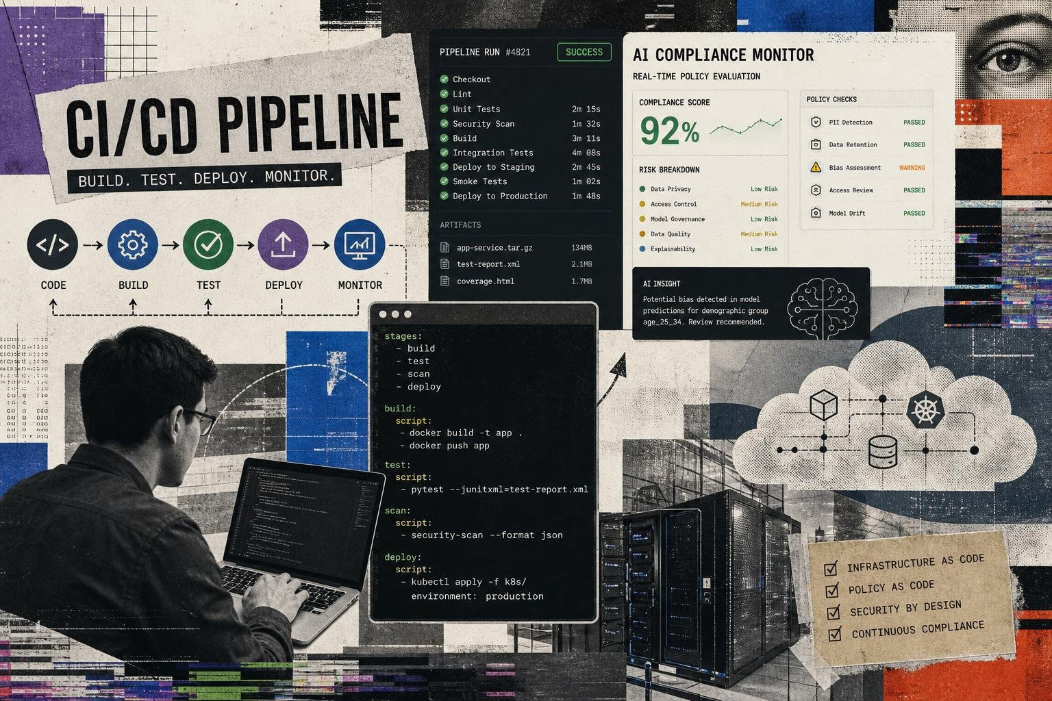 CI/CD pipeline and AI compliance integration CI/CD pipeline and AI compliance integration