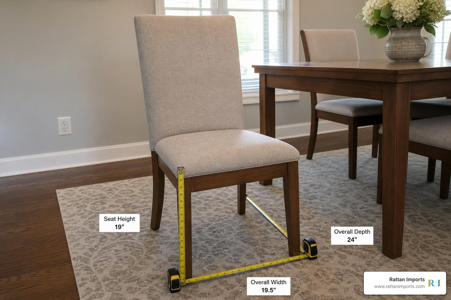 measured chair dimensions in a dining space measured chair dimensions in a dining space
