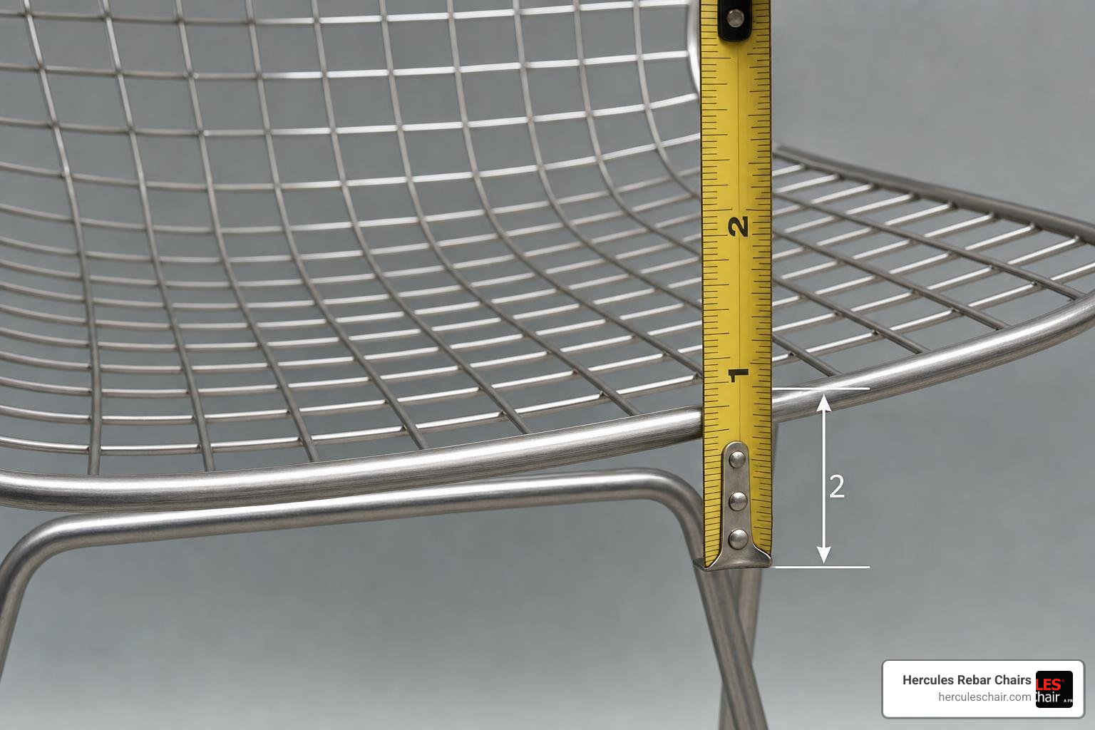 steel mesh chair dimensions