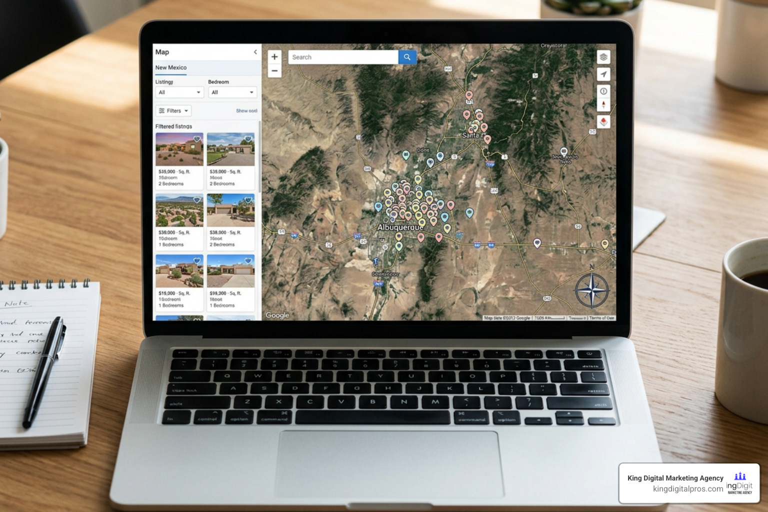 Local search results showing real estate map listings in New Mexico Local Search Results Showing Real Estate Map Listings In New Mexico