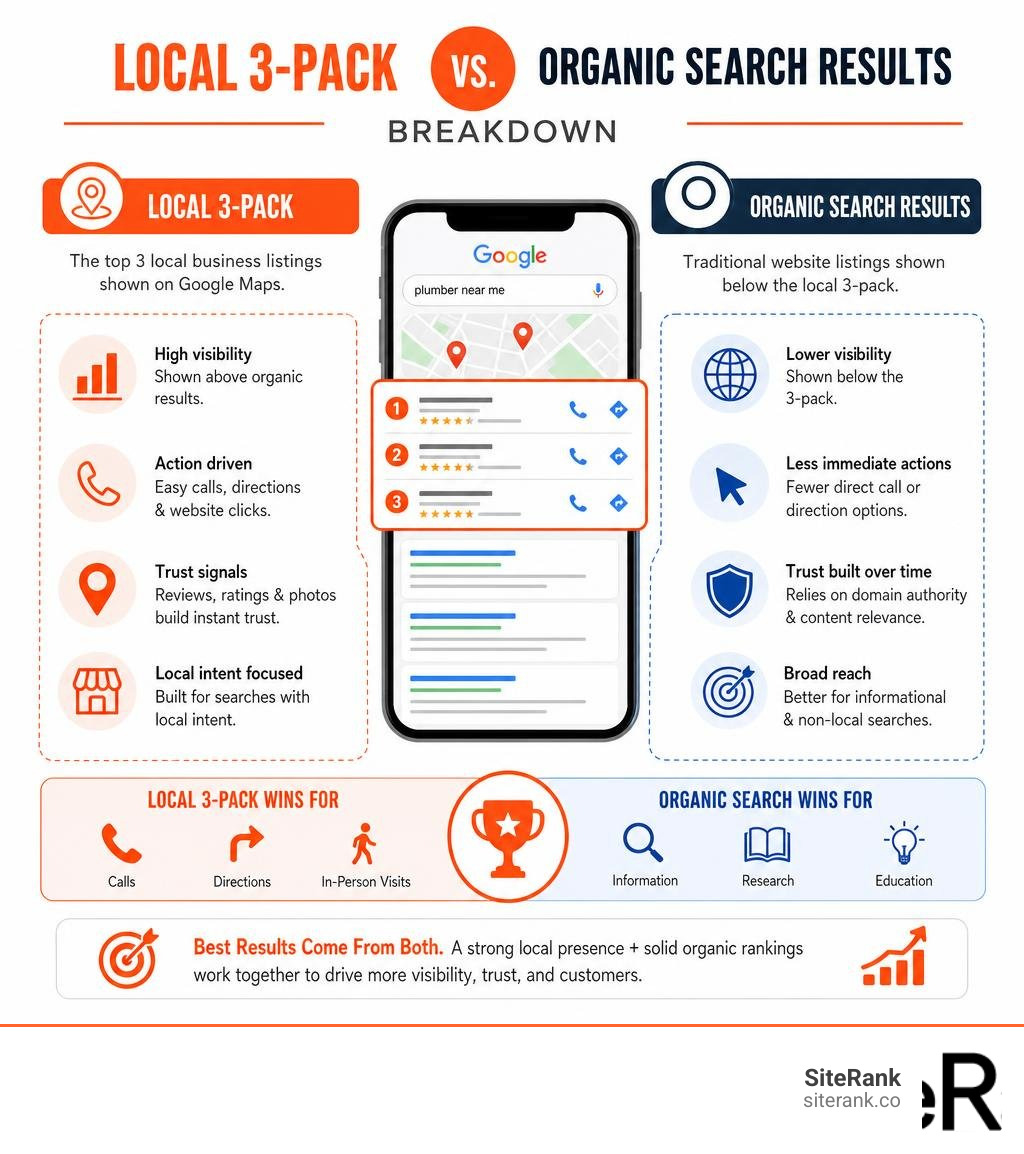 local 3-pack vs organic search results breakdown infographic infographic local 3-pack vs organic search results breakdown infographic infographic