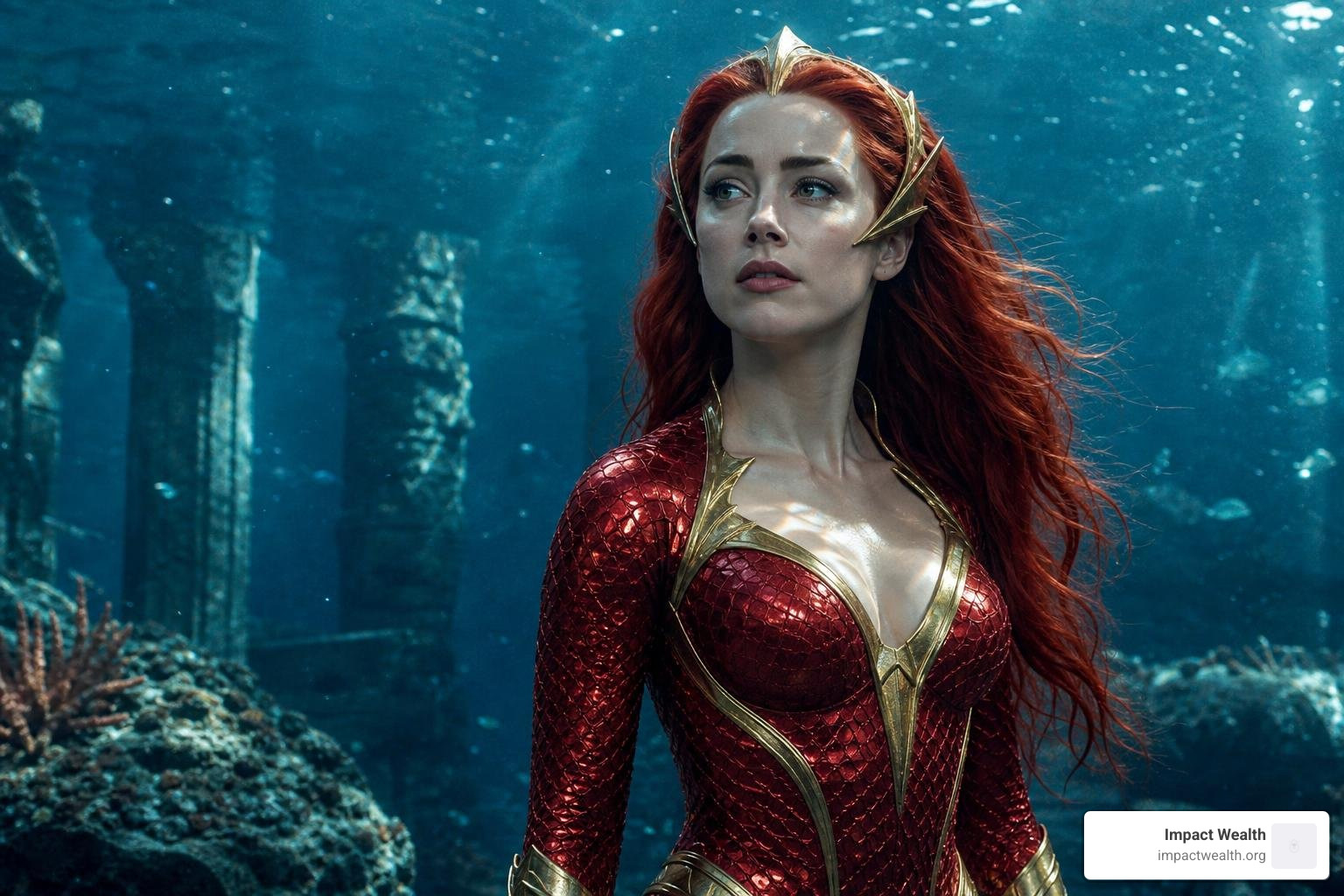 Amber Heard as Mera in the Aquaman franchise