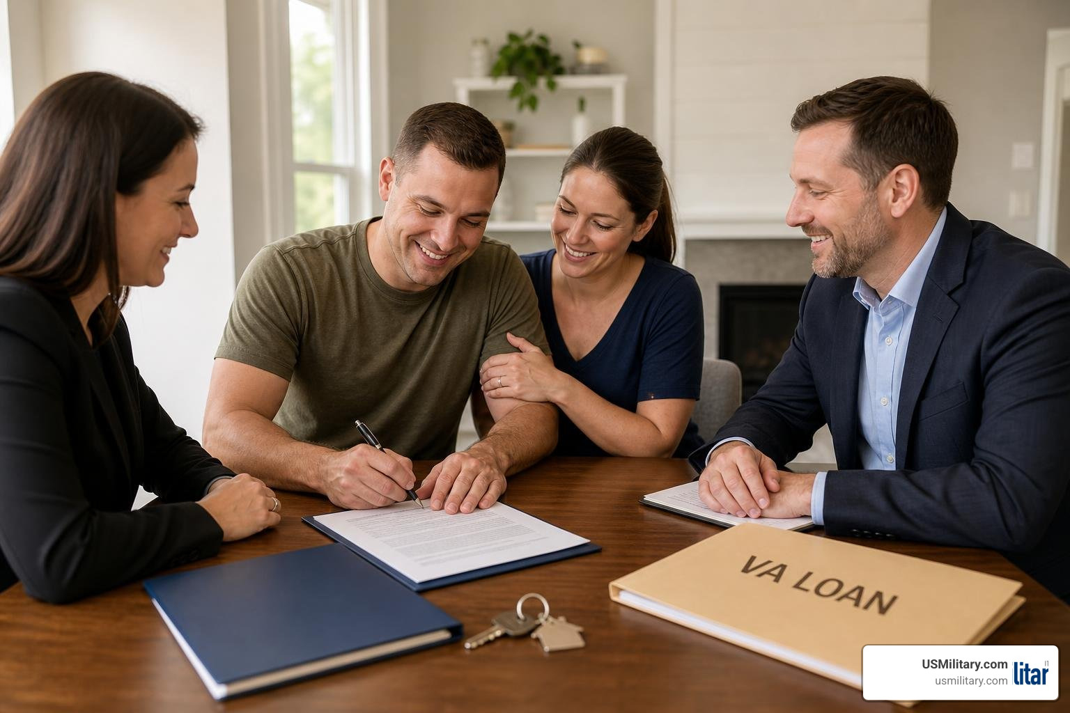 VA home loan real estate closing transaction VA home loan real estate closing transaction