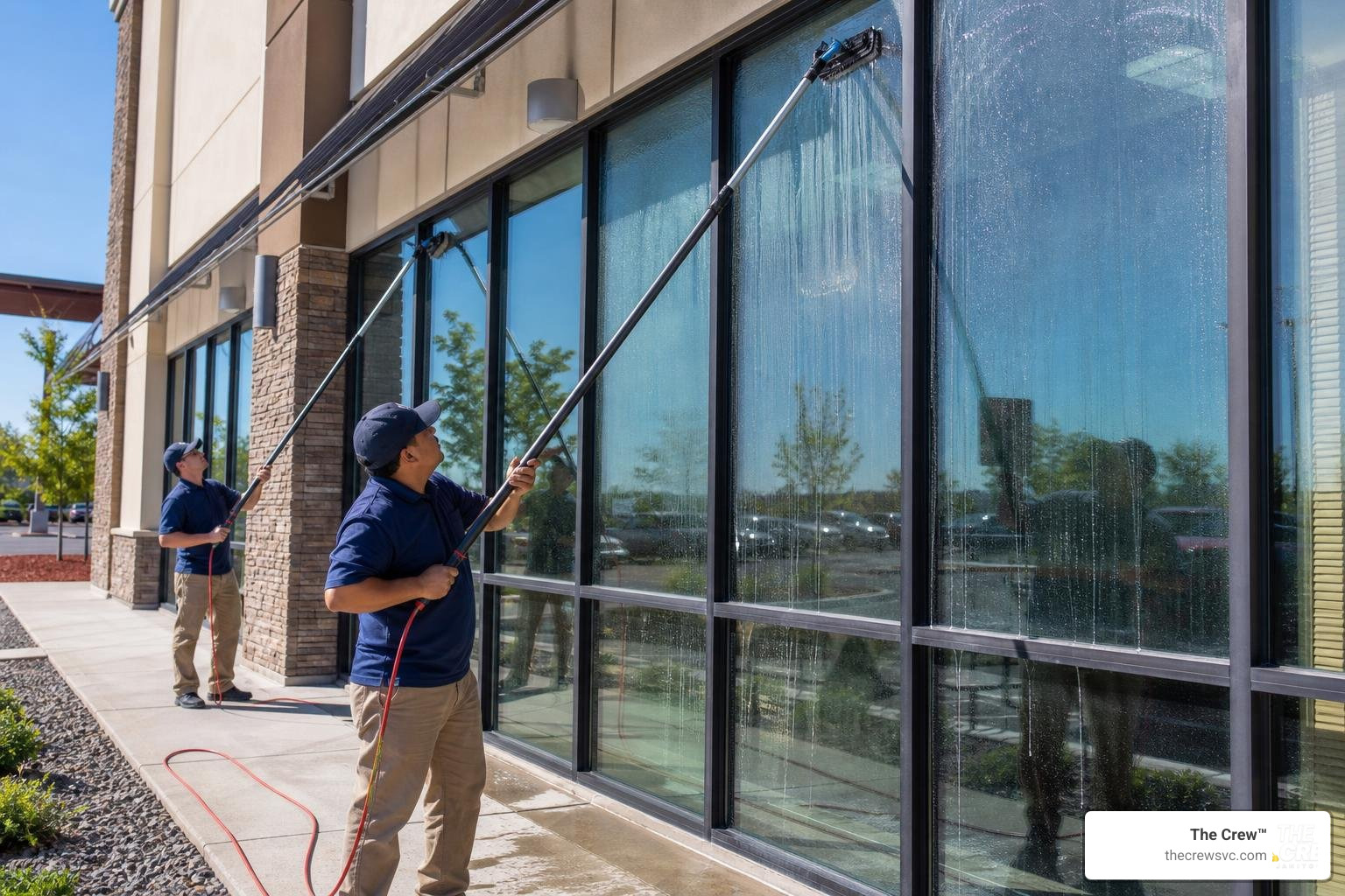 commercial window cleaning in Lakewood