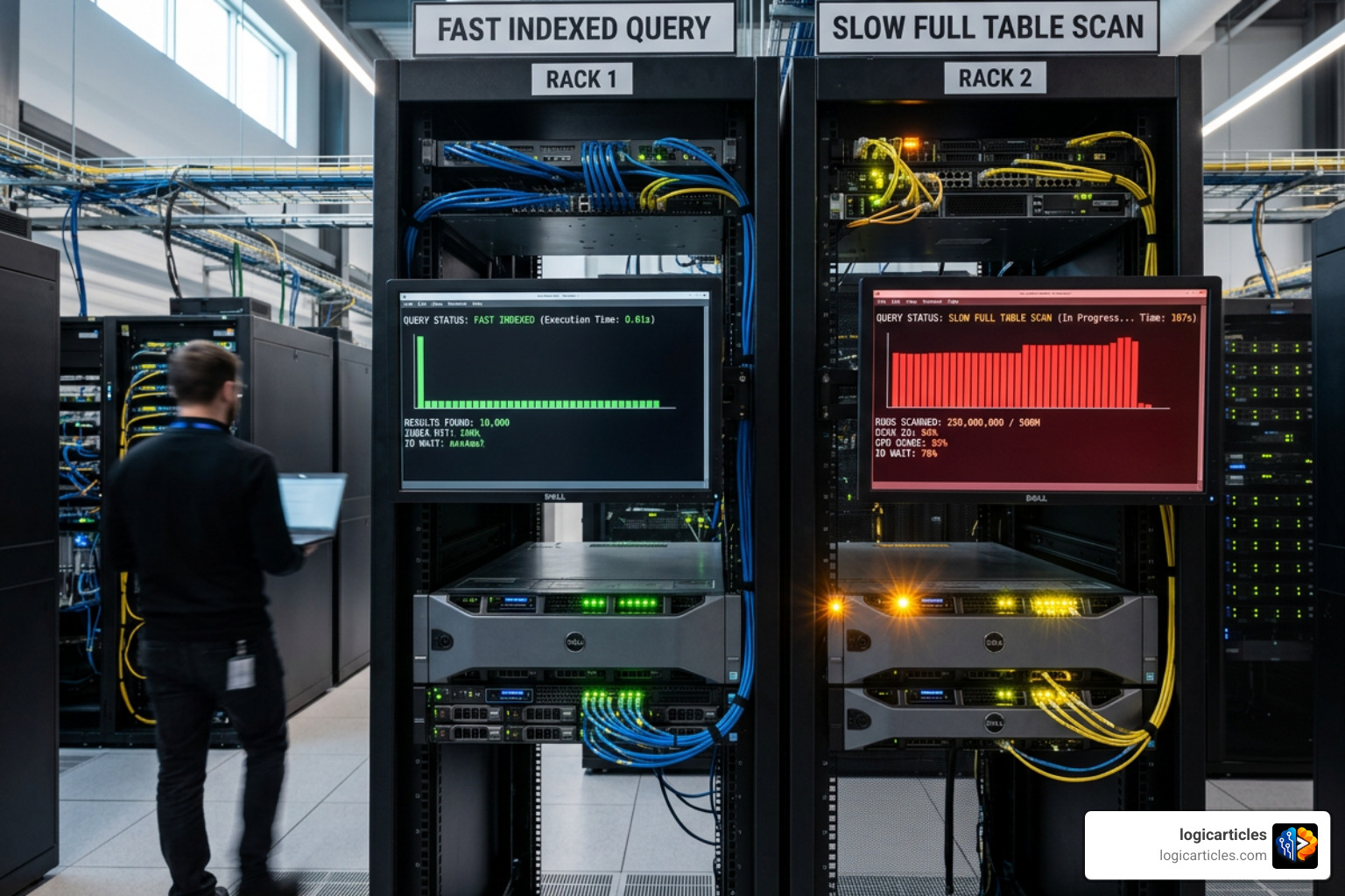 query execution bottleneck and full table scan comparison query execution bottleneck and full table scan comparison