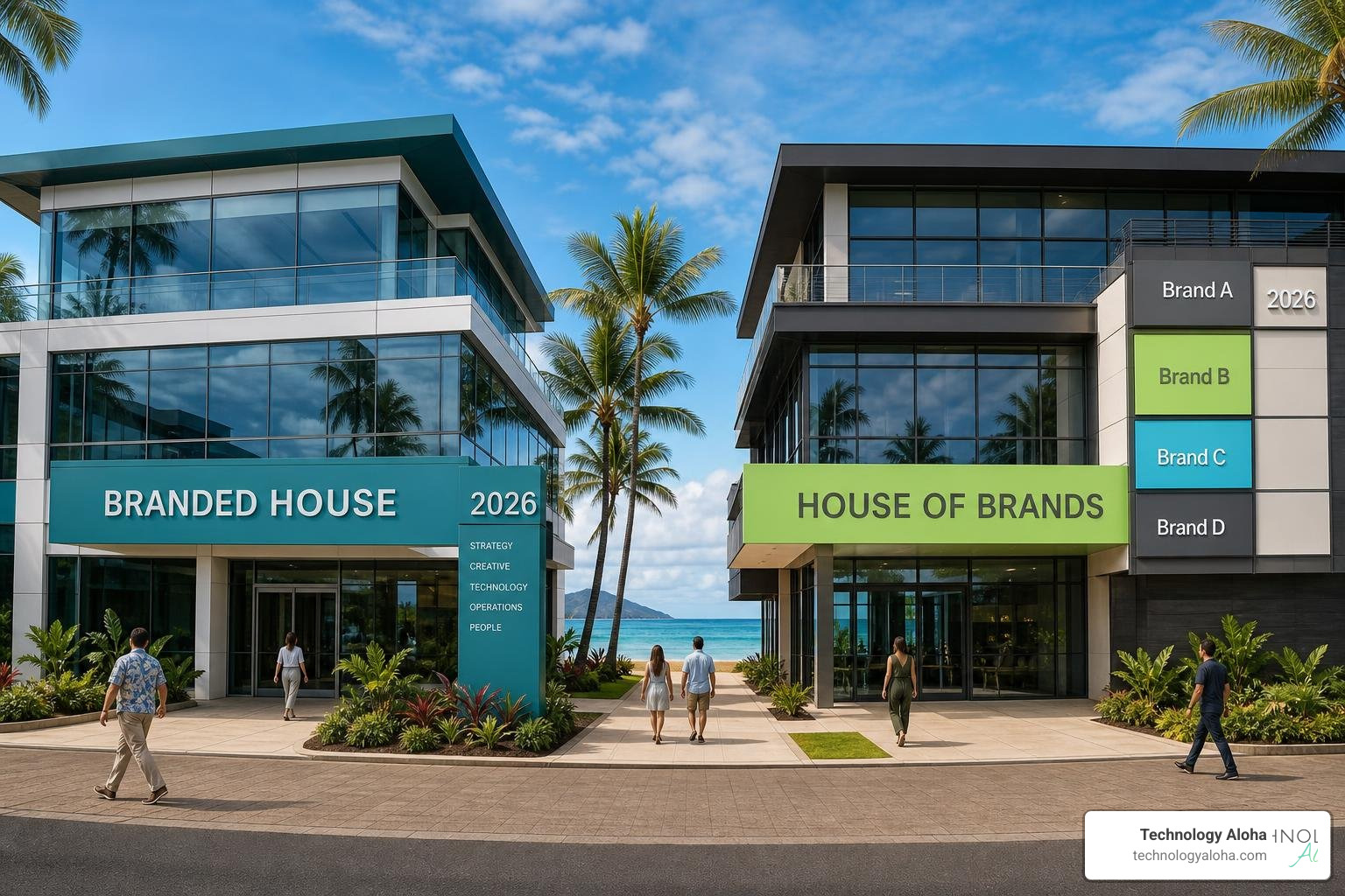 Comparison of brand architectures: Branded House vs. House of Brands Comparison of brand architectures: Branded House vs. House of Brands