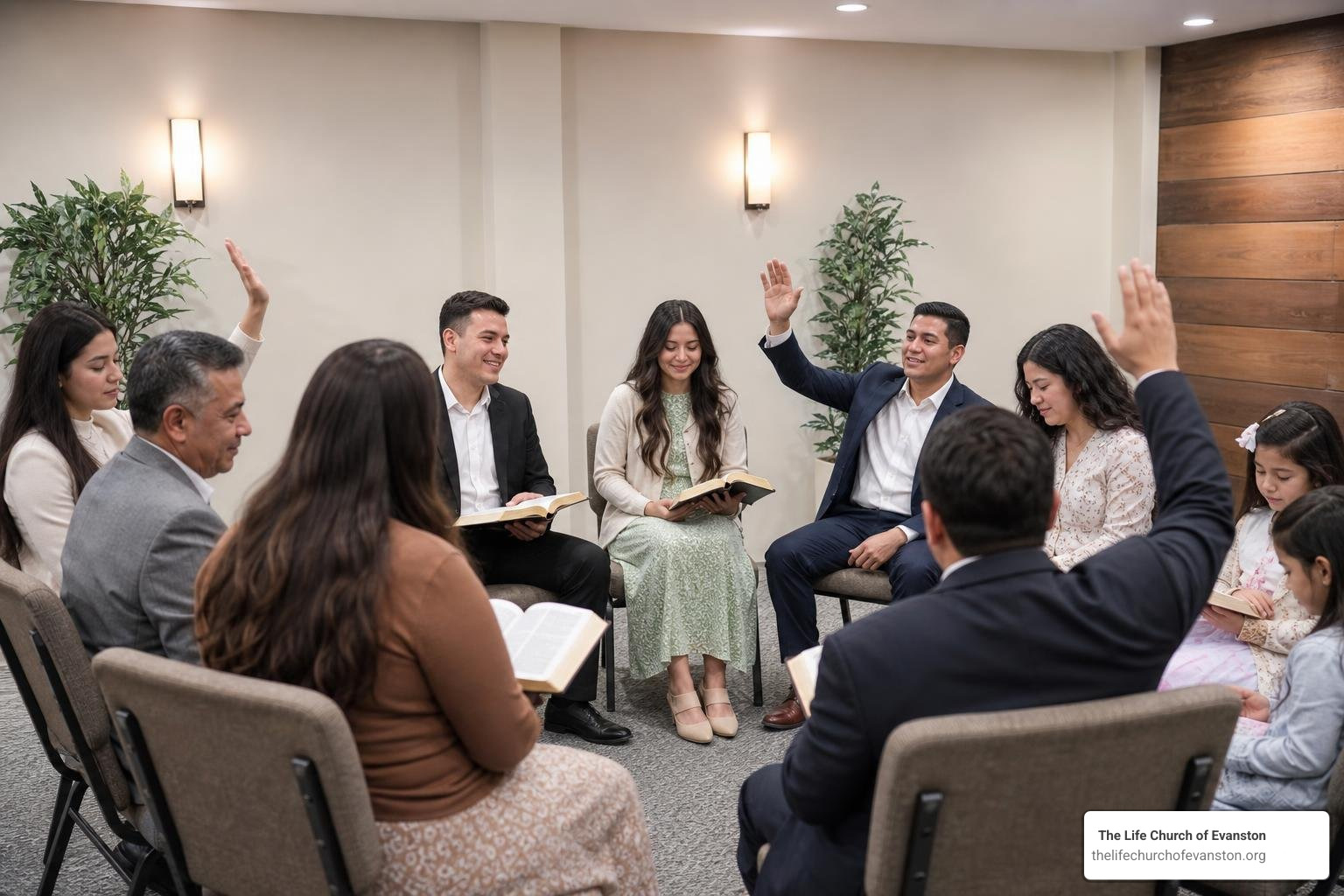 small group Bible study age-specific groups topic-based studies support groups activity-based fellowship