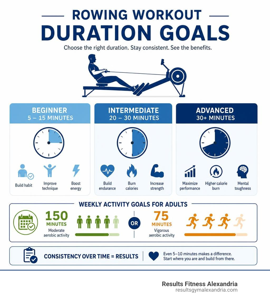 rowing workout duration goals infographic infographic rowing workout duration goals infographic infographic