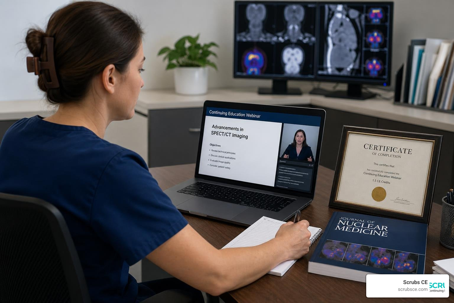 nuclear medicine technologist online CE webinar journal certificate nuclear medicine technologist online CE webinar journal certificate