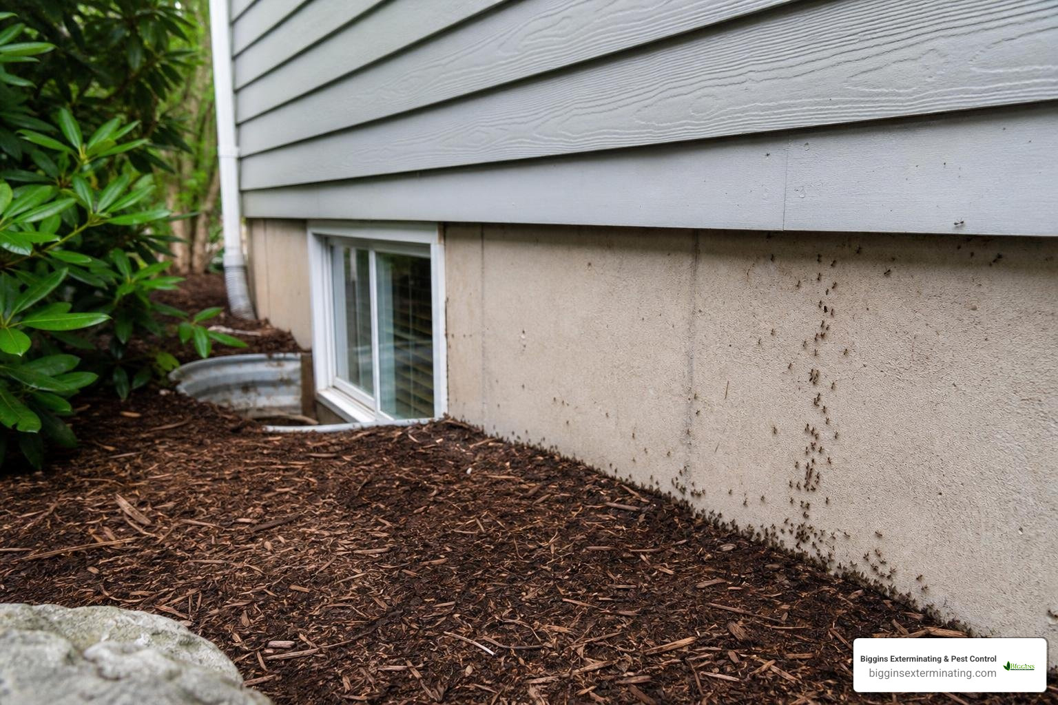 summer pest pressure around Massachusetts home foundation