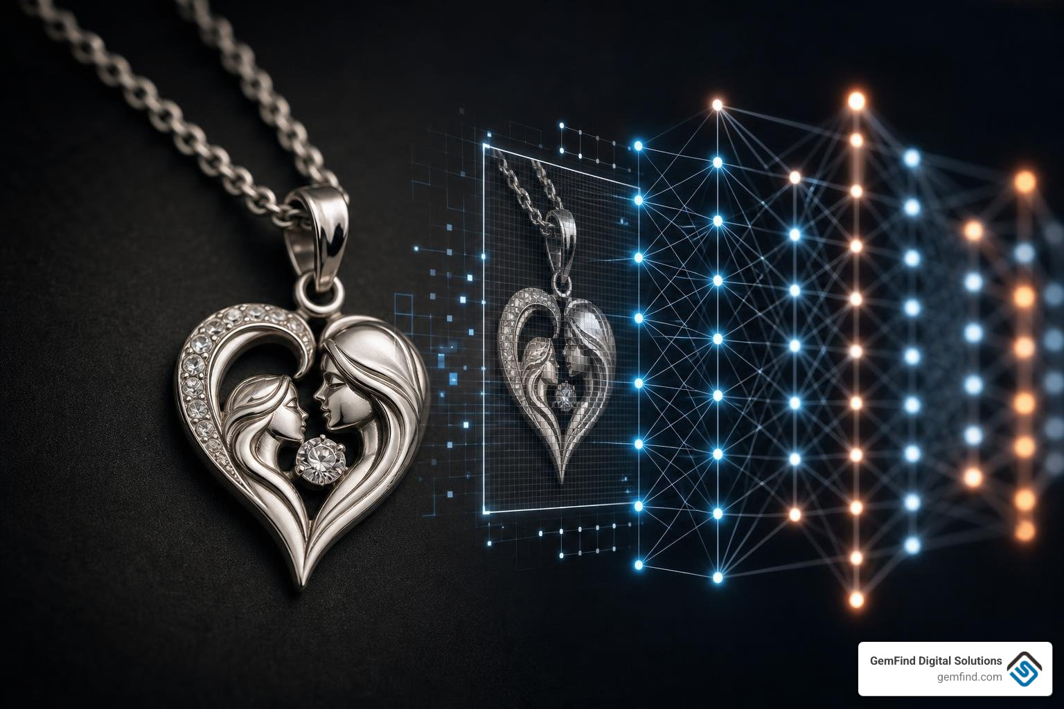 neural network processing jewelry images