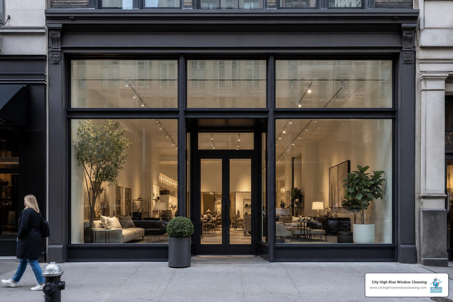 clean commercial storefront in NYC clean commercial storefront in NYC