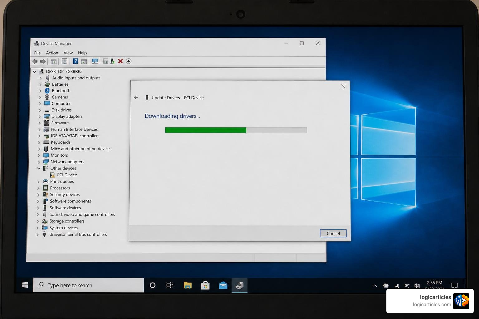 Windows Device Manager updating drivers Windows Device Manager updating drivers