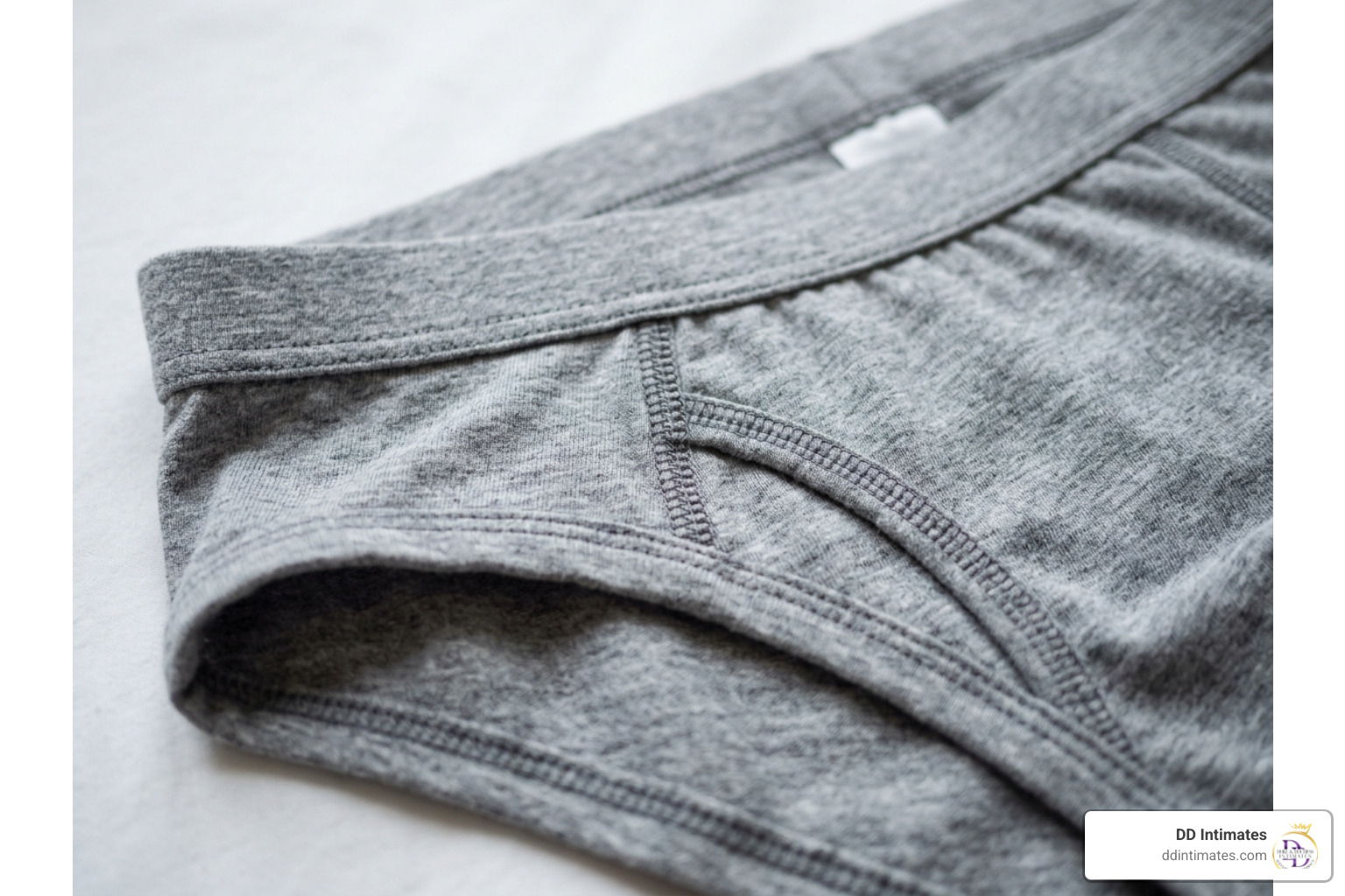 flatlock seam construction on cotton underwear