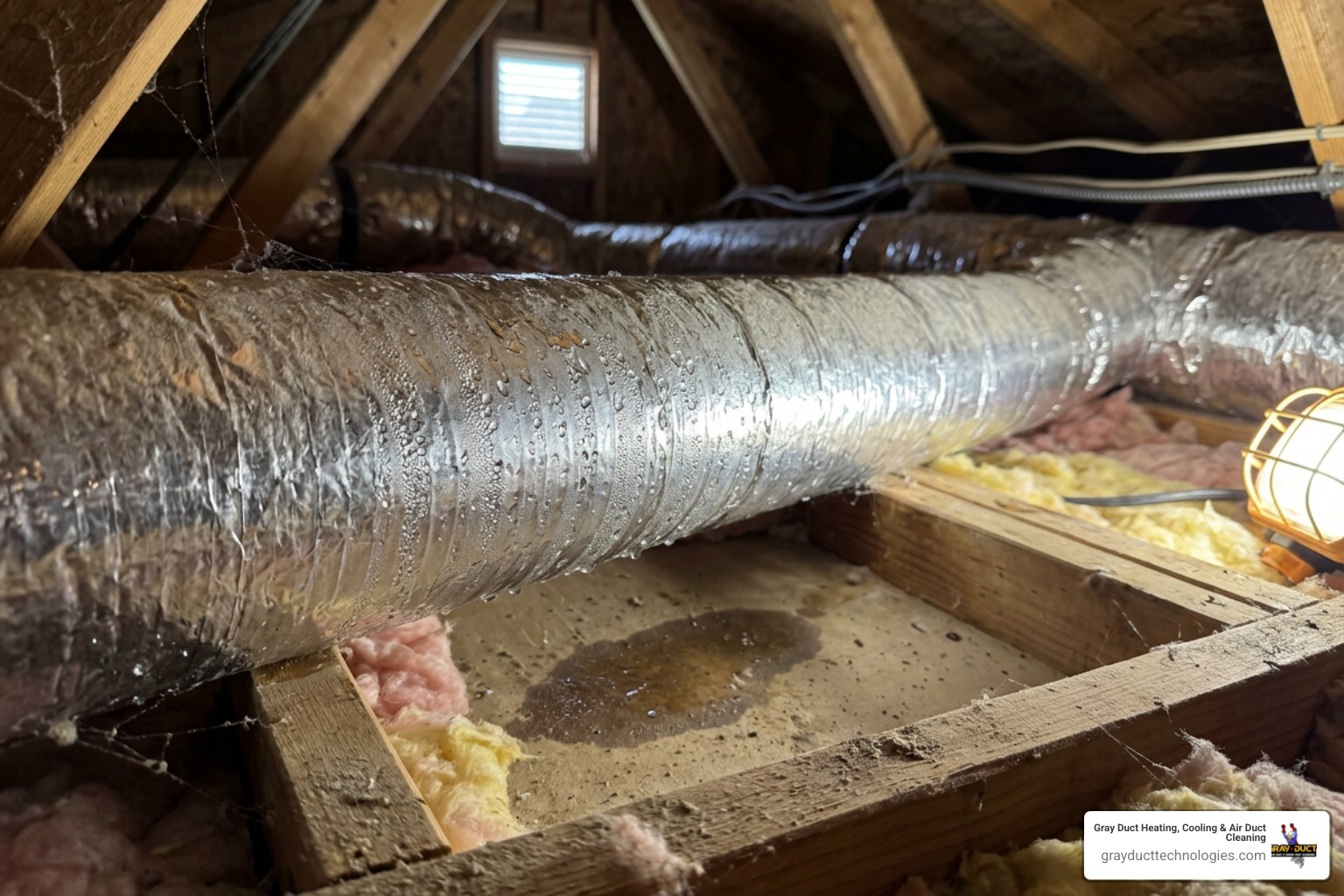 sweating ductwork in attic sweating ductwork in attic