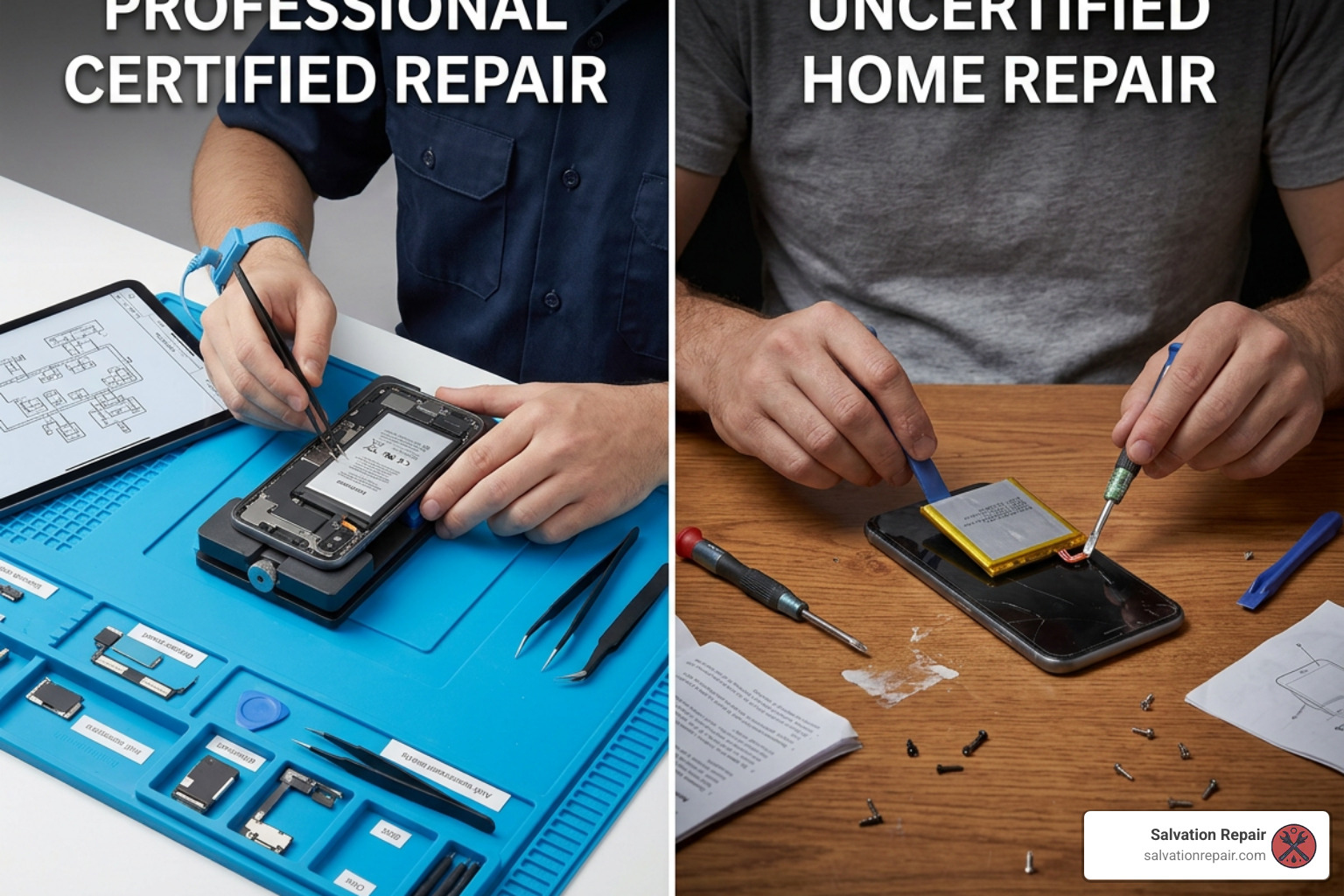 certified vs uncertified repair quality comparison certified vs uncertified repair quality comparison