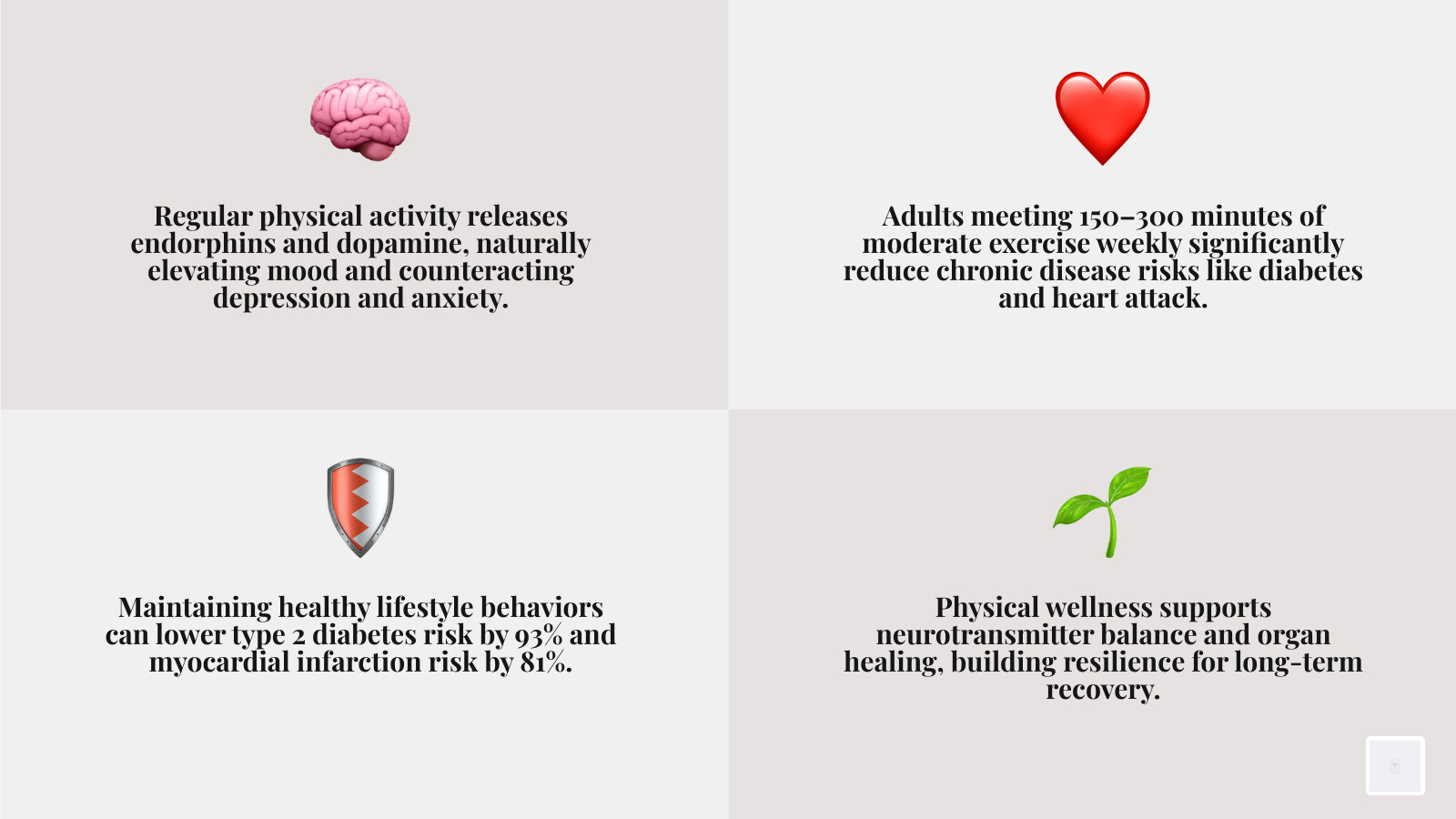 Infographic explaining the interconnected dimensions of recovery infographic