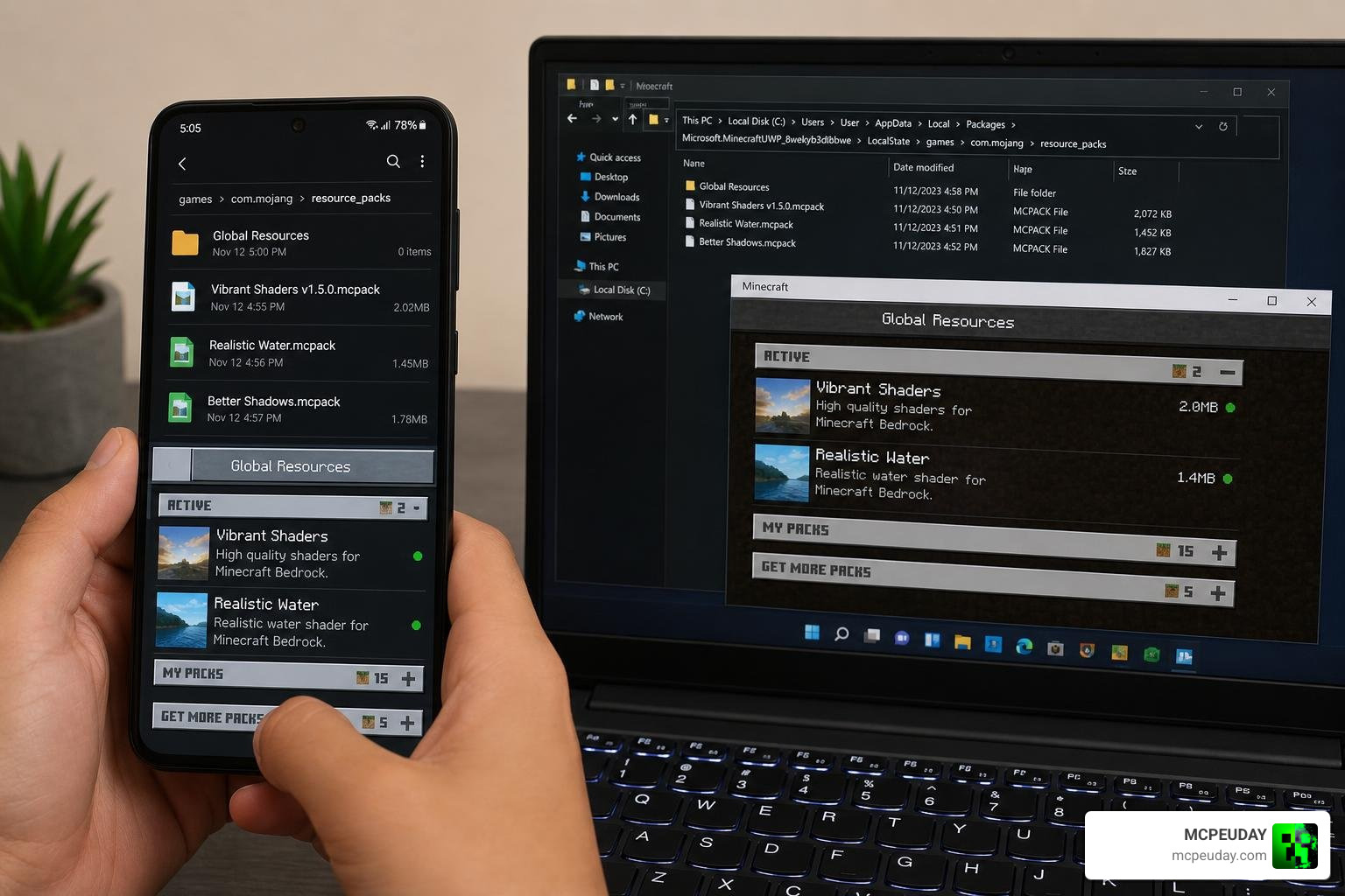 Installation steps for Mirai Shader on mobile and PC platforms Installation steps for Mirai Shader on mobile and PC platforms