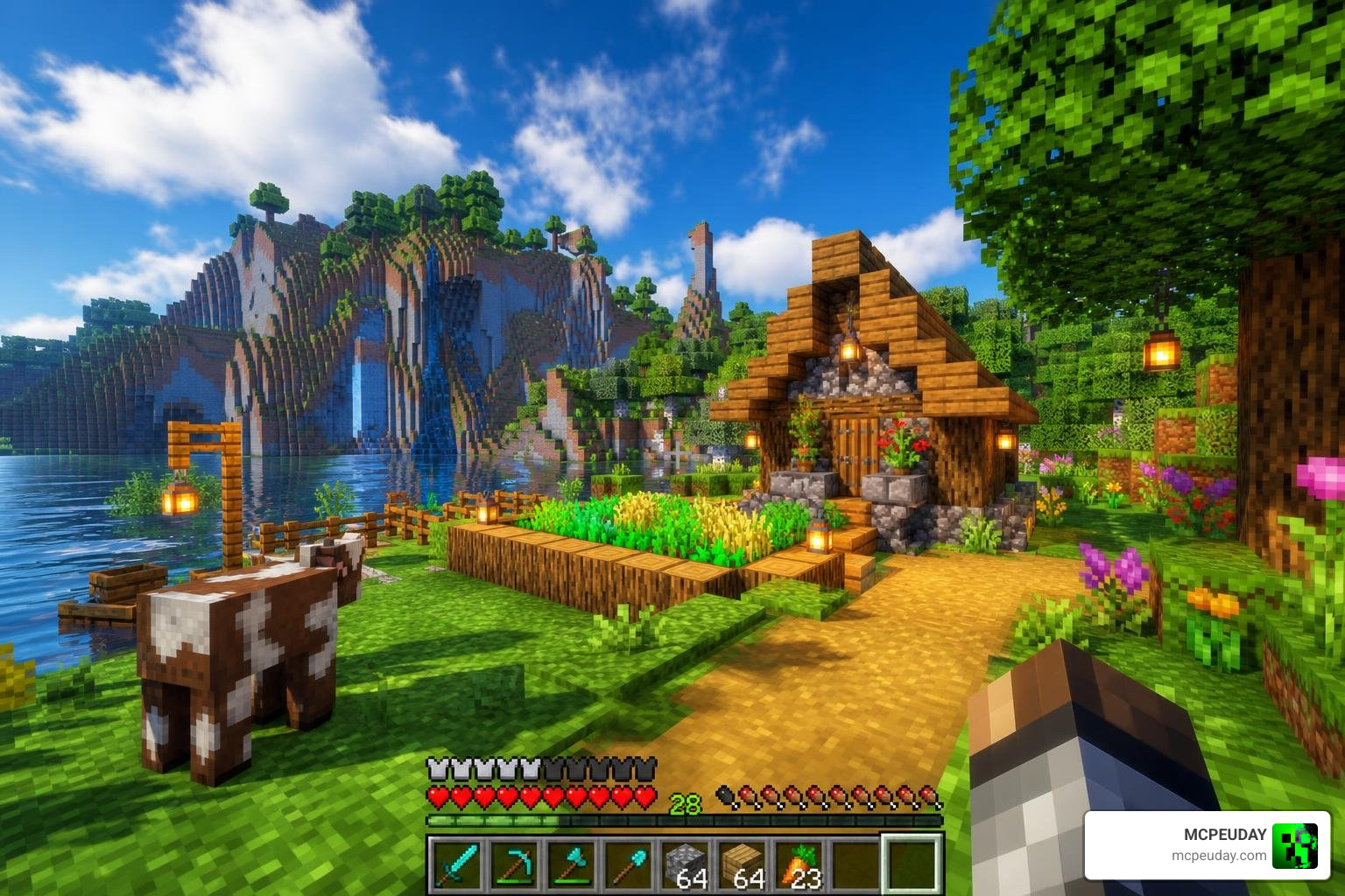 Chromatic Visuals Shader Minecraft Bedrock
