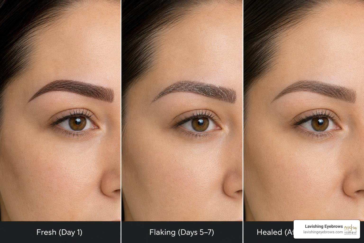 Microshading healing stages comparison Microshading healing stages comparison