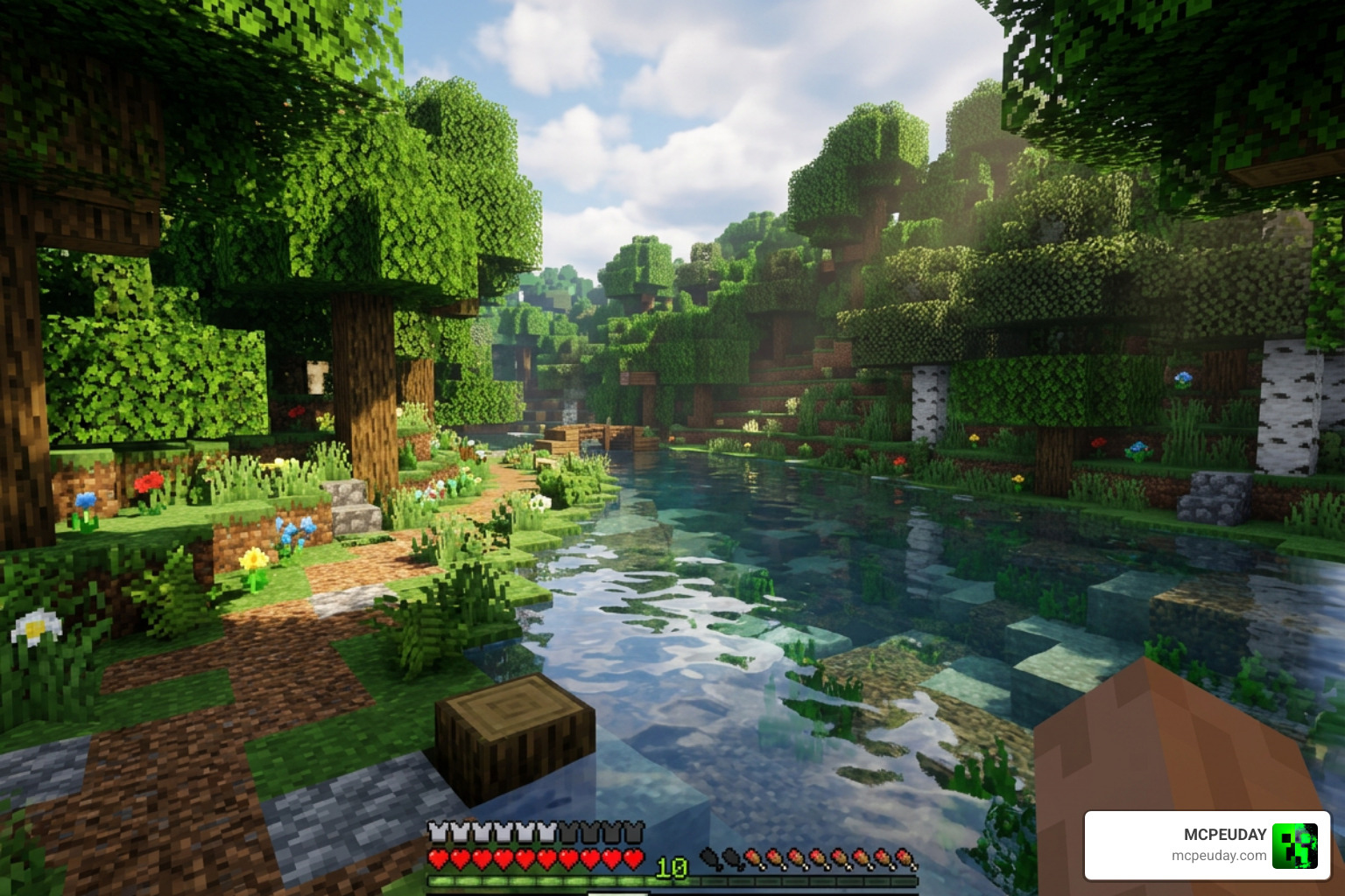 Photon Minecraft shader gameplay screenshot