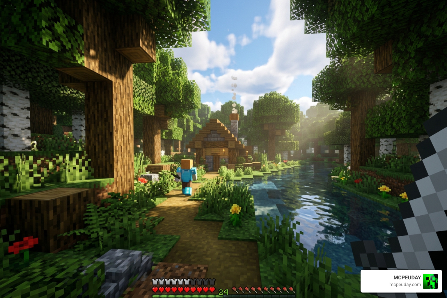 photon shader Minecraft gameplay