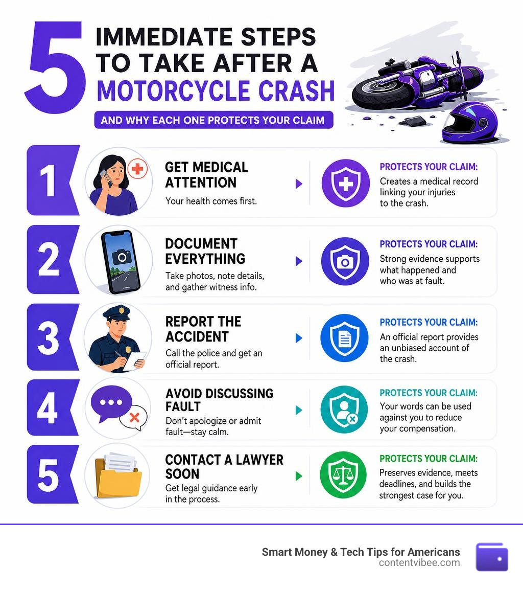 5 Reasons You Need a Motorcycle Accident Lawyer
